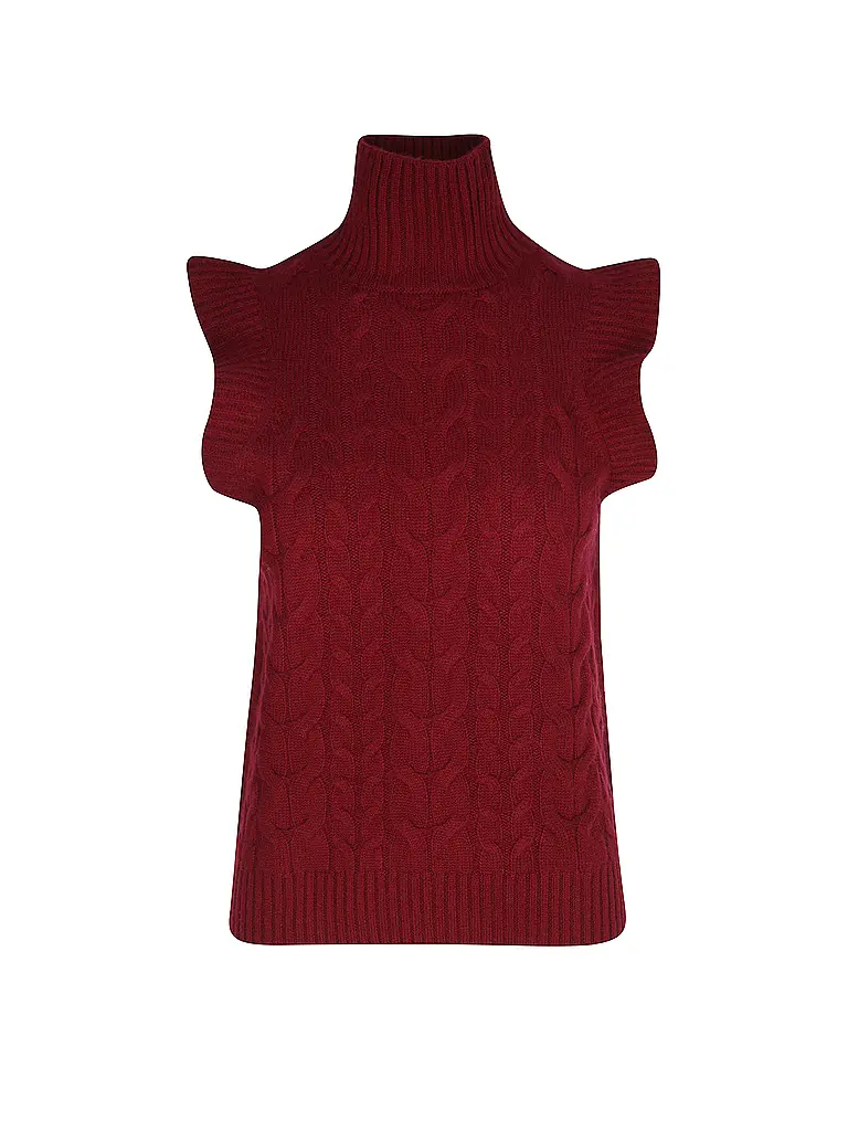 DAVIDA | Pullunder in cashmere | Rosso