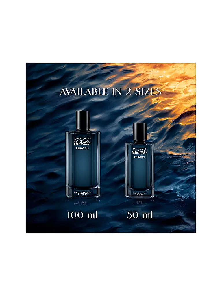 DAVIDOFF | Cool Water Reborn Eau de Parfum Intense da Uomo 50ml |