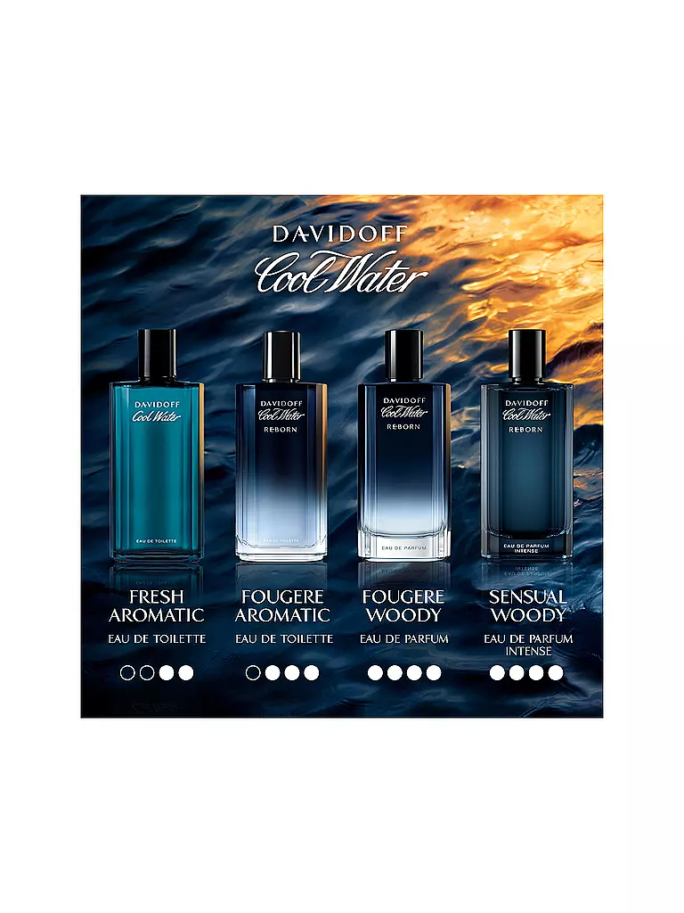 DAVIDOFF | Cool Water Reborn Eau de Parfum Intense da Uomo 50ml |