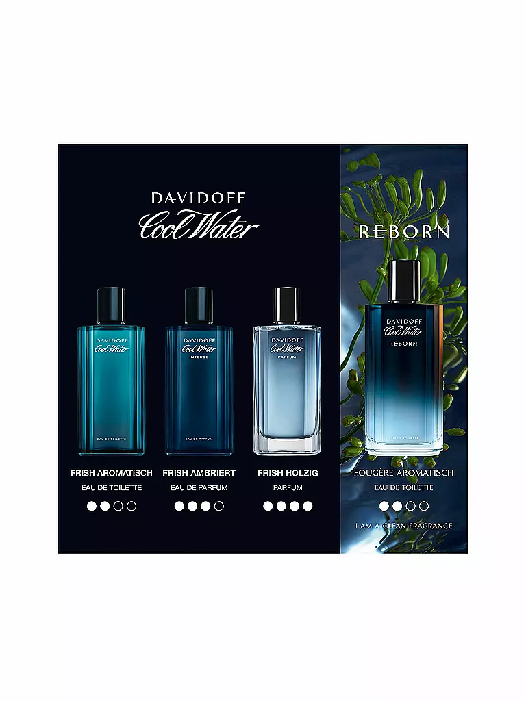 DAVIDOFF | Cool Water Reborn Man Eau de Toilette 125ml |