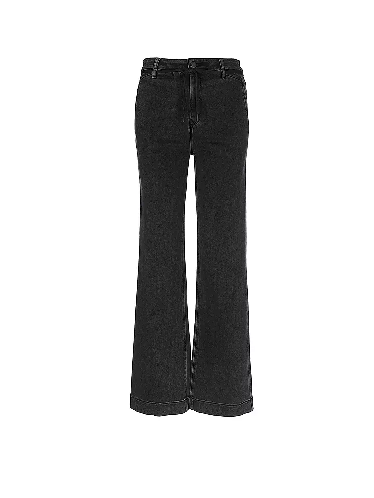 DAWN DENIM | Jeans a zampa | Nero
