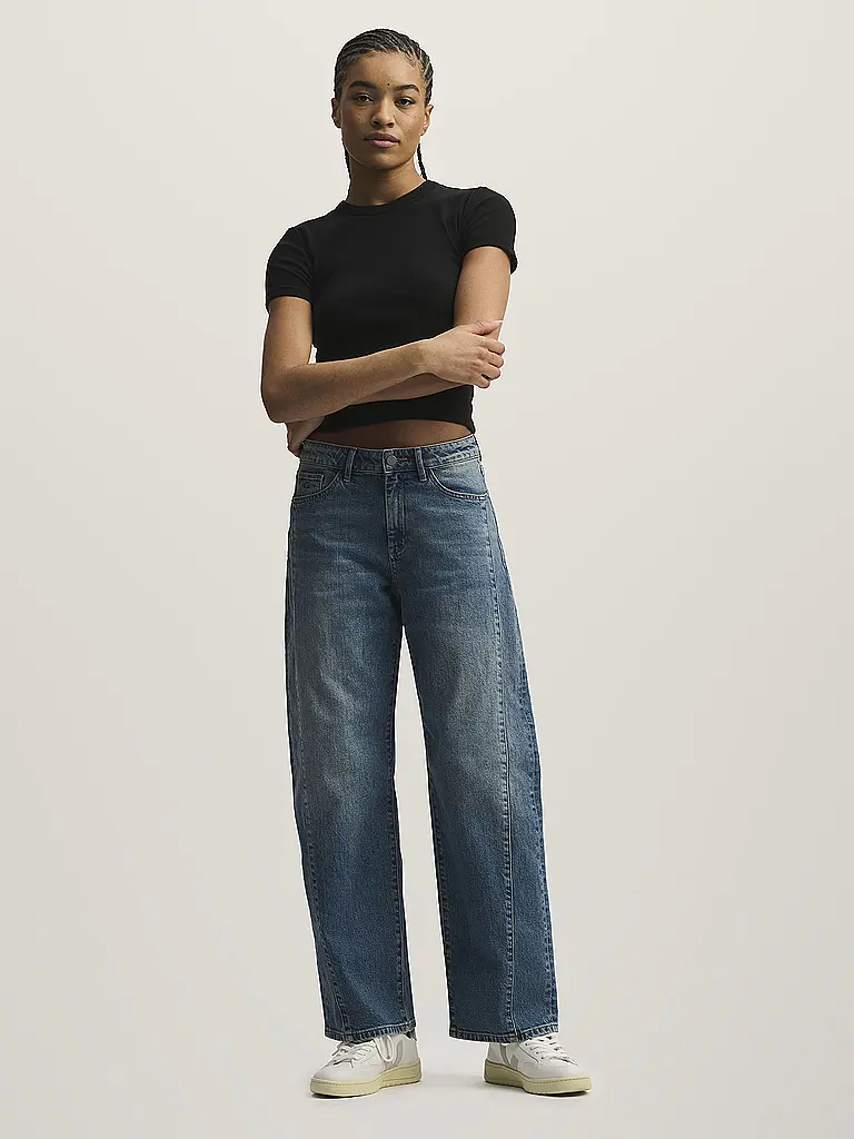 DAWN DENIM | Jeans Balloon Fit | Blu scuro