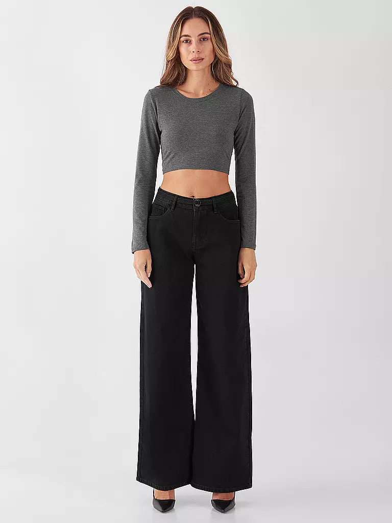 DAWN DENIM | Jeans Wide Fit SUNNY | Nero