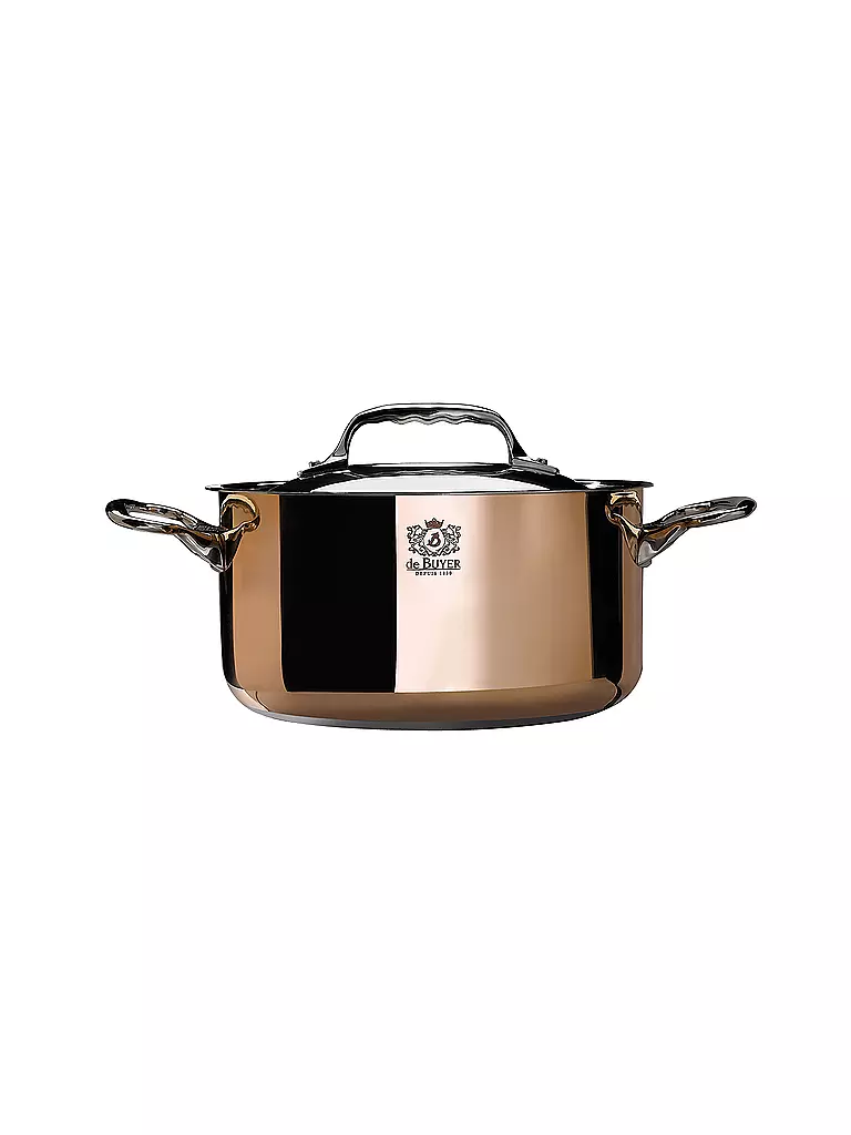 DE BUYER | Pentola "Prima Matera" 24cm 5,4l (Rame) | Marrone