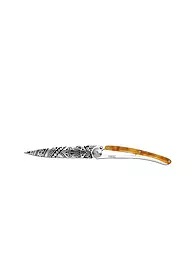 DEEJO | Coltello tascabile effetto tartaruga lucido TERRA INCGNITA 37G | Argento