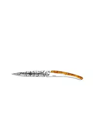 DEEJO | Coltello tascabile effetto tartaruga lucido TERRA INCGNITA 37G | Argento
