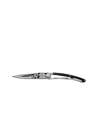 DEEJO | Coltello tascabile ebano titanio EASY RIDER 37G | Argento