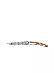DEEJO | Coltello da tasca ginepro titanio TRIBAL 37G | Argento