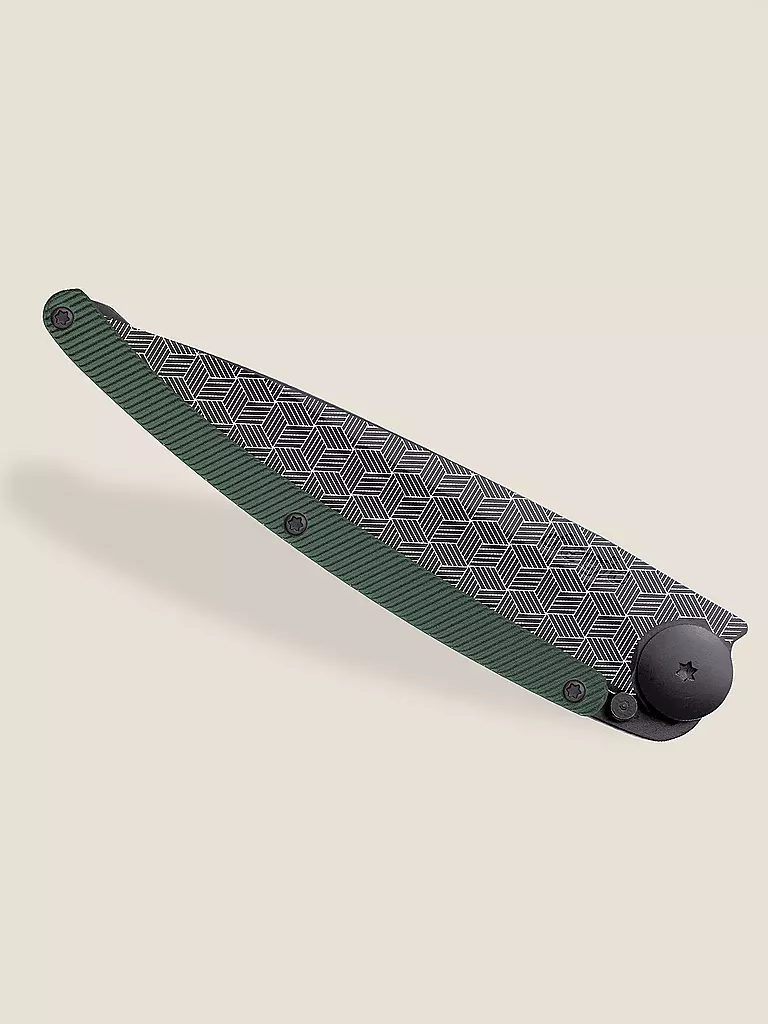 DEEJO | Taschenmesser Tattoo Aluminium PERSPEKTIVE 37G | Nero
