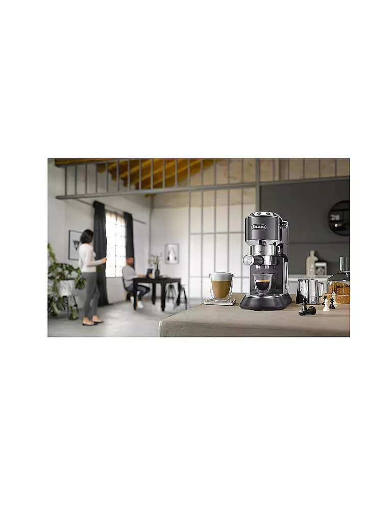 DELONGHI | Macchina da caffè EC885GY Dedica Arte Grigio | Grigio
