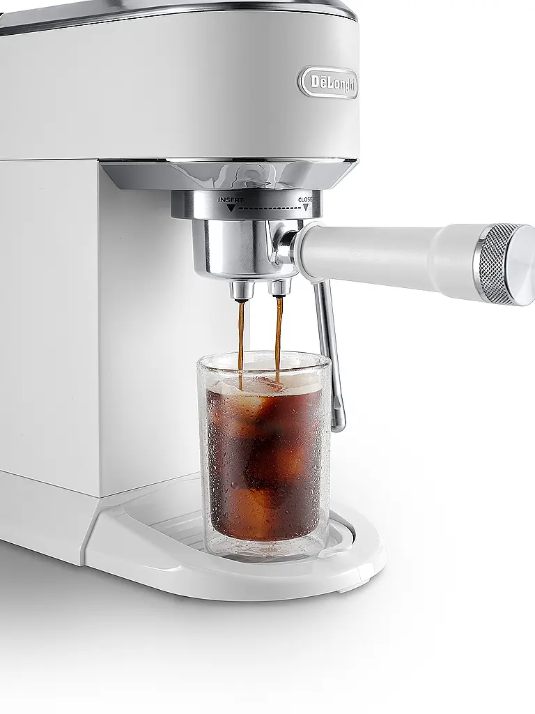DELONGHI | Macchina da caffè espresso a pompa ESPRESSO DEDICA DUO Bianca | Bianco