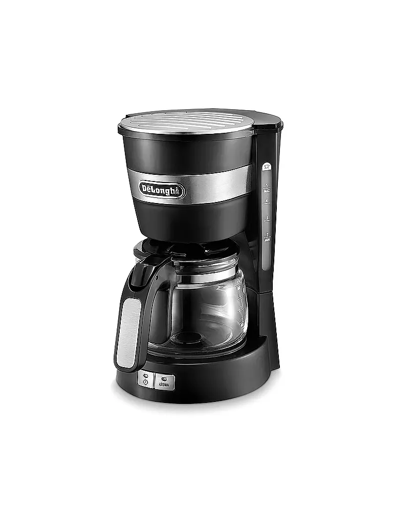 DELONGHI | Mini macchina da caffè con filtro Active Line ICM14011.B Nera | Nero