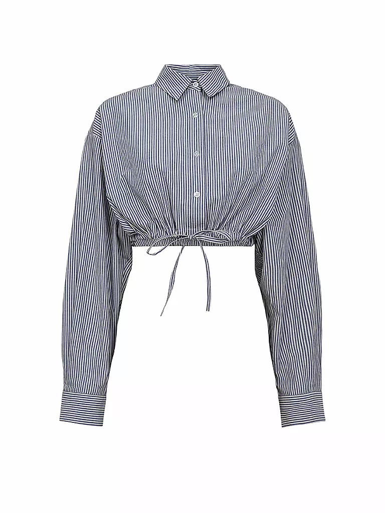 DESIGNERS REMIX | Bluse Cropped Fit HARRIET | Blu chiaro