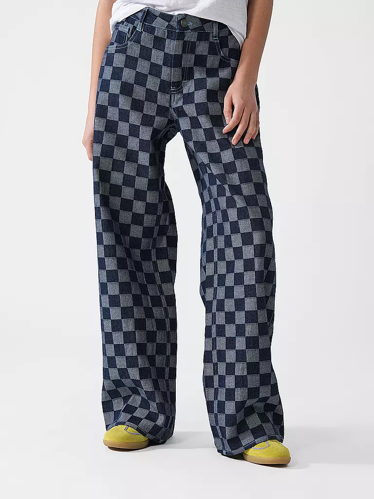 DESIGNERS REMIX | Jeans a gamba larga CHARLIE | Blu