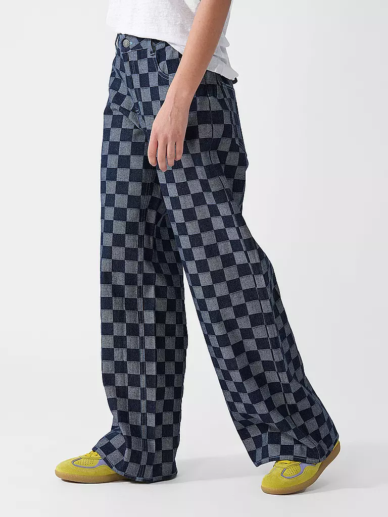 DESIGNERS REMIX | Jeans a gamba larga CHARLIE | Blu