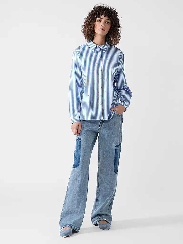 DESIGNERS REMIX | Jeans a gamba larga MILES | Blu chiaro
