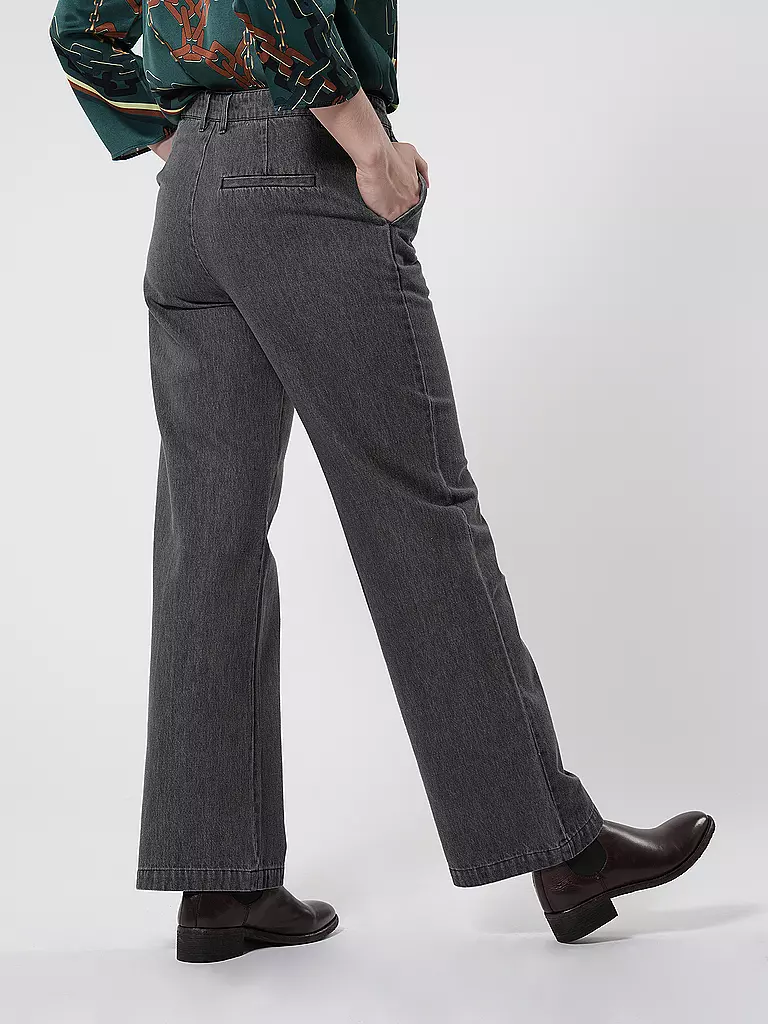 DESIGNERS REMIX | Jeans Wide Leg MILES SUIT | Nero