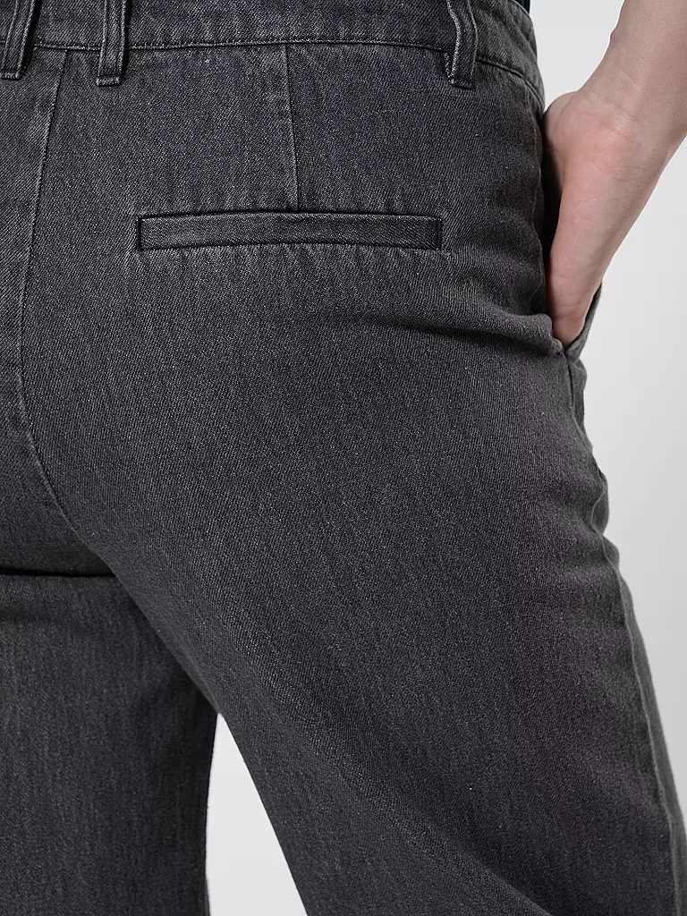 DESIGNERS REMIX | Jeans Wide Leg MILES SUIT | Nero