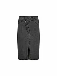 DESIGNERS REMIX | Jeansrock Midi MILES | Nero
