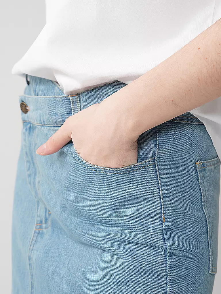 DESIGNERS REMIX | Jeansrock Midi MILES | Blu