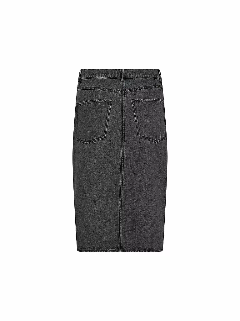 DESIGNERS REMIX | Jeansrock Midi MILES | Nero