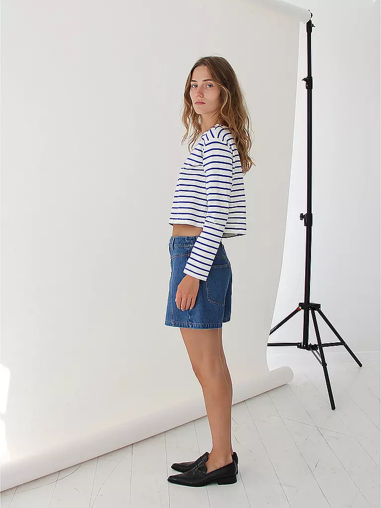 DESIGNERS REMIX | Langarmshirt STACY | Blu chiaro