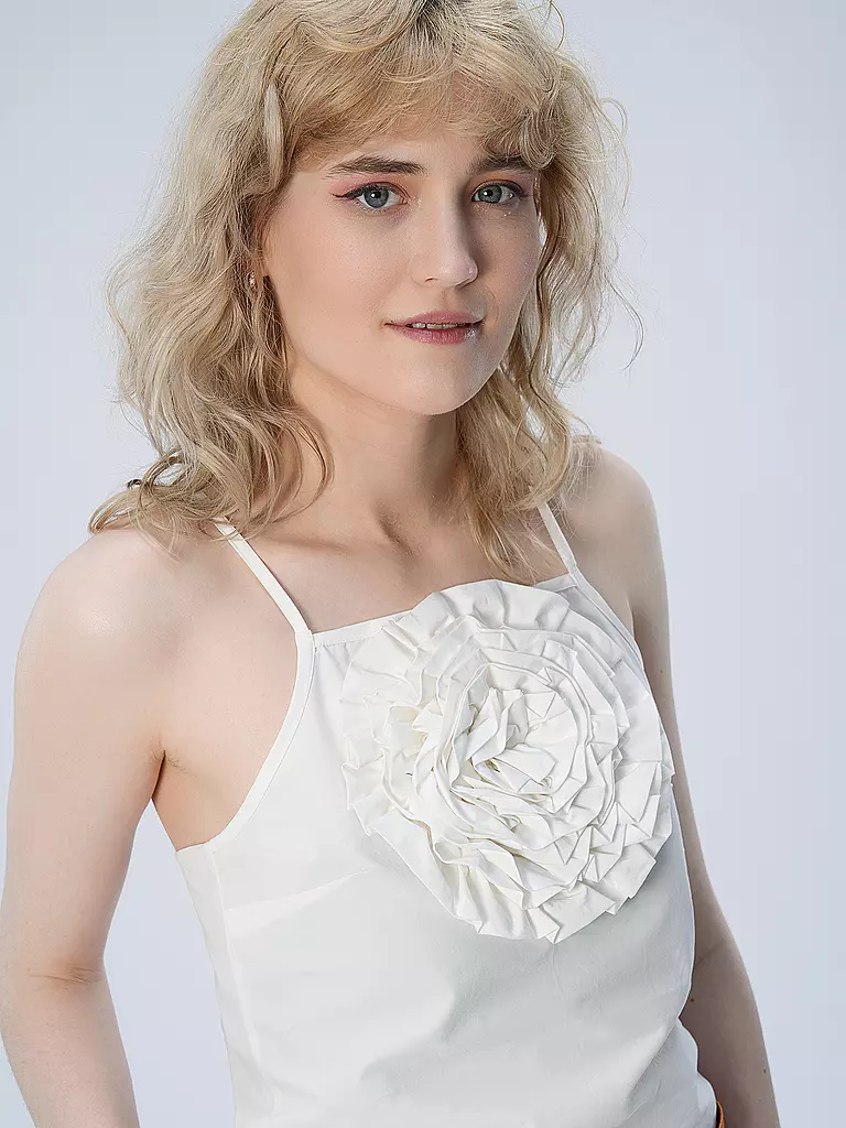 DESIGNERS REMIX | Top Cropped Fit CONNER  | Bianco