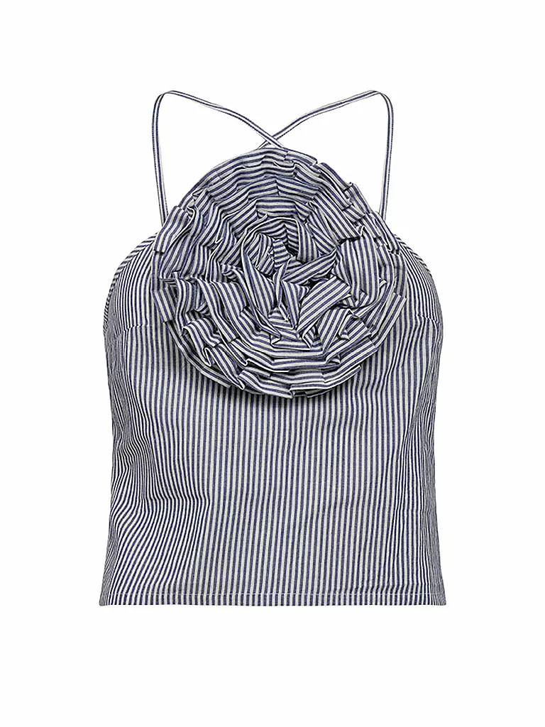 DESIGNERS REMIX | Top Cropped Fit HARRIET | Blu chiaro