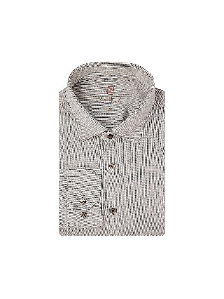 Camicia in jersey beige XXXL