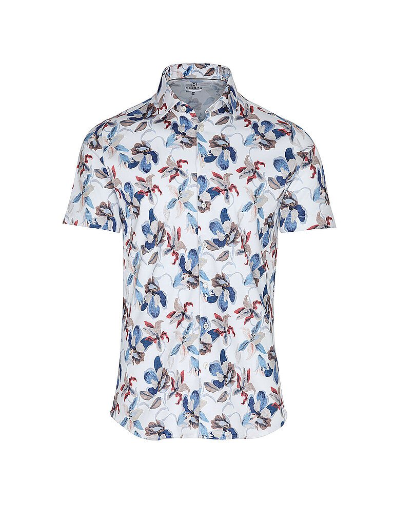 Camicia in jersey slim fit bianco M