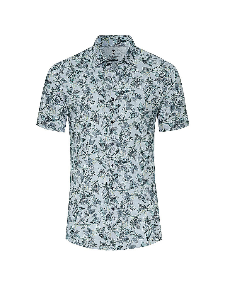 Desoto Camicia slim fit verde XXL