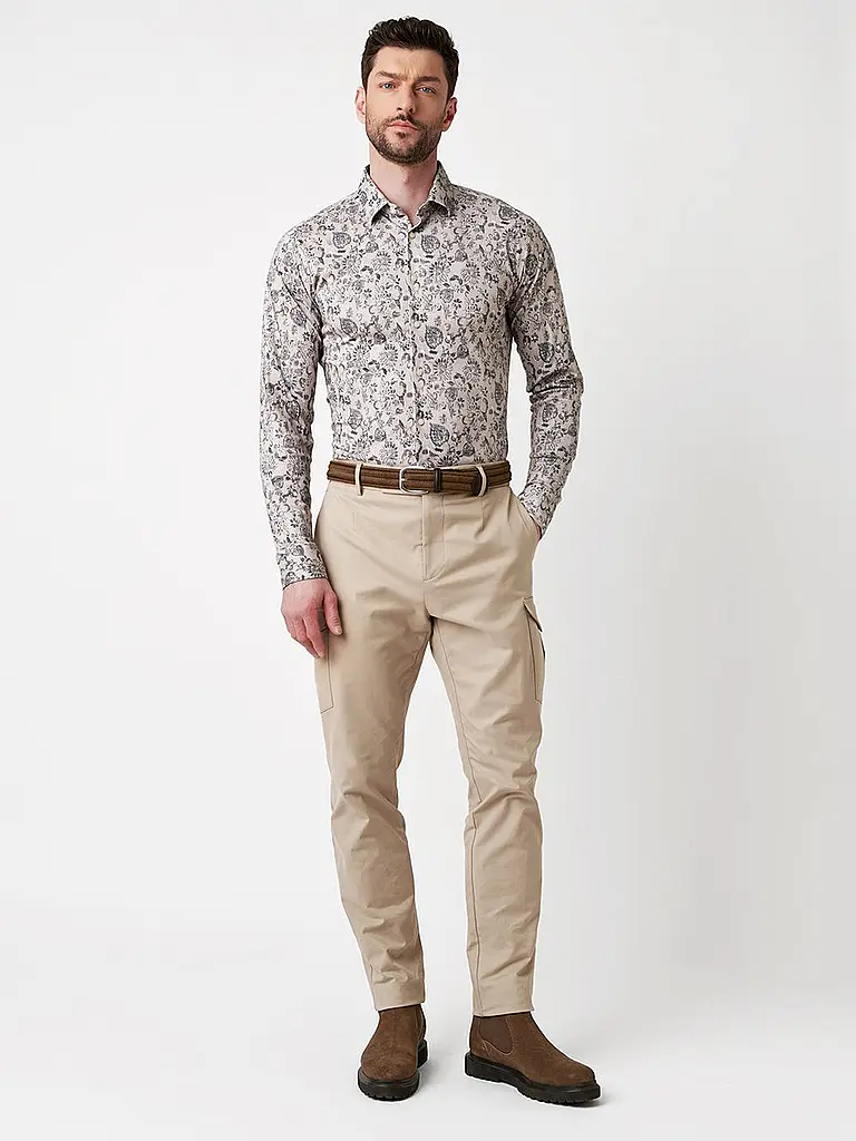 DESOTO | Camicia in jersey slim fit | Beige