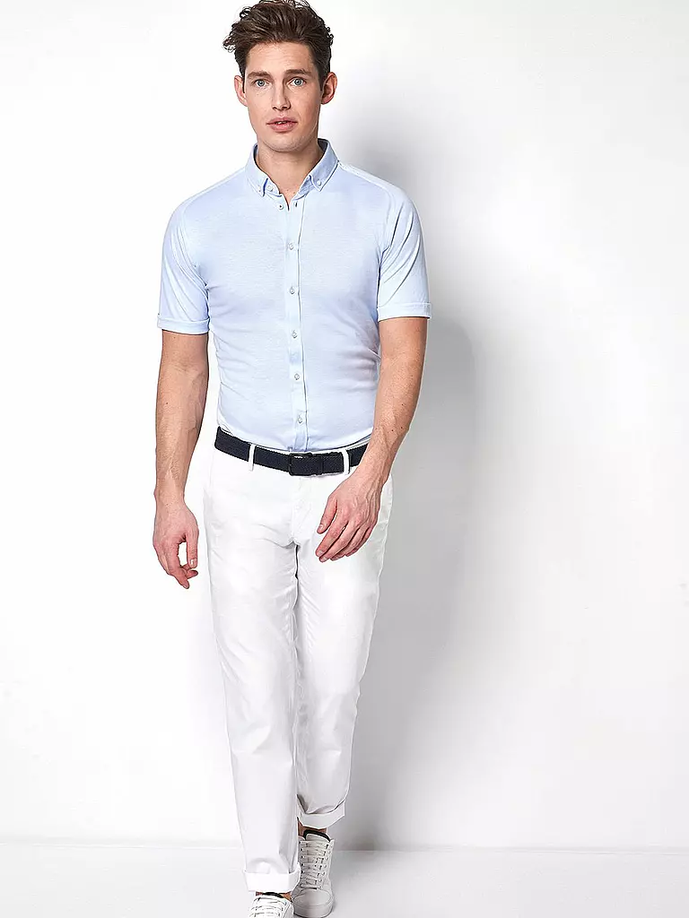 DESOTO | Camicia in jersey | Blu chiaro