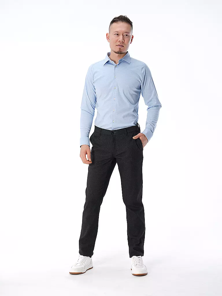 DESOTO | Camicia in jersey | Blu chiaro