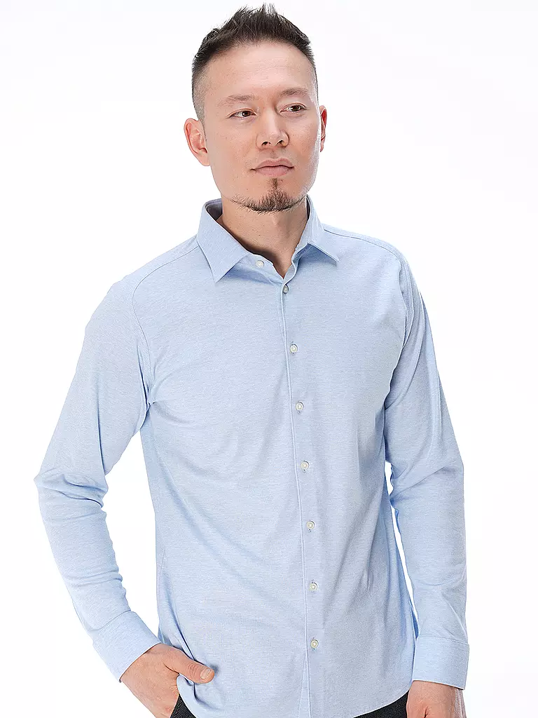 DESOTO | Camicia in jersey | Blu chiaro