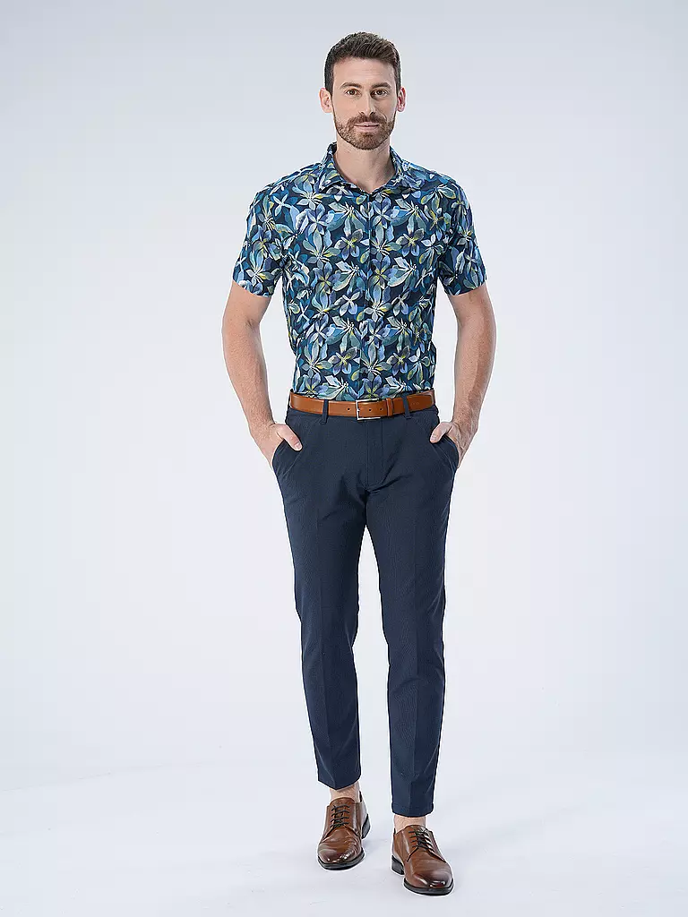 DESOTO | Jerseyhemd Slim Fit  | Blu scuro
