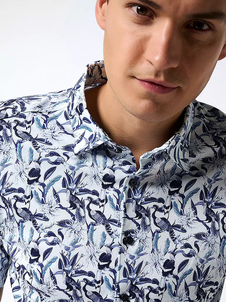 DESOTO | Jerseyhemd Slim Fit  | Bianco