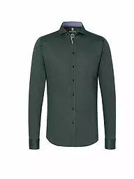 DESOTO | Jerseyhemd Slim Fit | Verde scuro