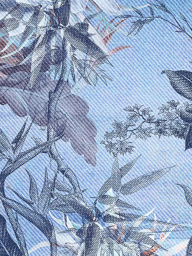 DESOTO | Jerseyhemd Slim Fit | Blu chiaro