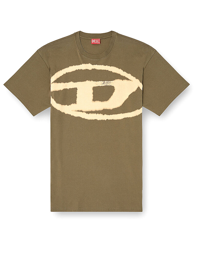 Diesel T-Shirt BLEACH oliva XL