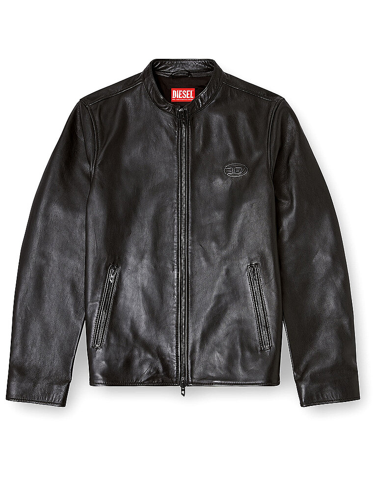 Diesel Giacca in pelle nero 54