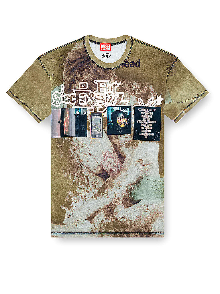 Diesel T-shirt oliva M