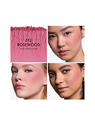 DIOR | Dior Backstage Rosy Glow Rouge con colore attivato dal pH - Lunga tenuta (012 Rosewood)
