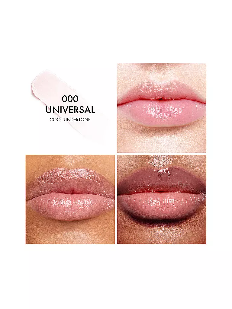DIOR | Dior Addict Lip Glow balsamo labbra idratante 48 ore (000 Universal Clear) | Rosa