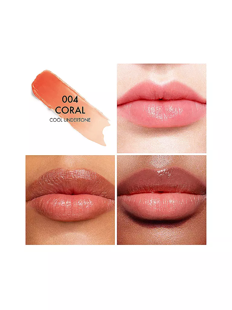 DIOR | Dior Addict Lip Glow balsamo labbra idratante 48 ore (004 Coral) | Corallo