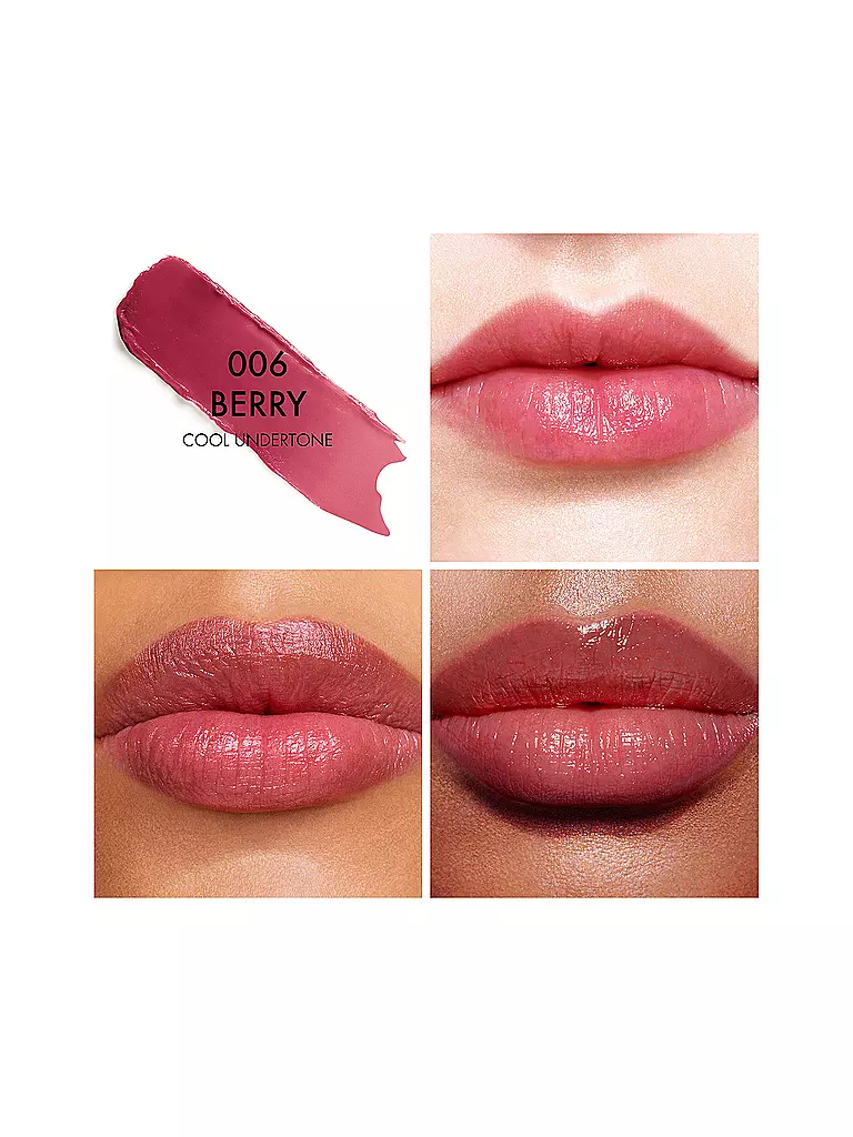 DIOR | Dior Addict Lip Glow balsamo labbra idratante 48 ore (006 Berry) | Rosso scuro