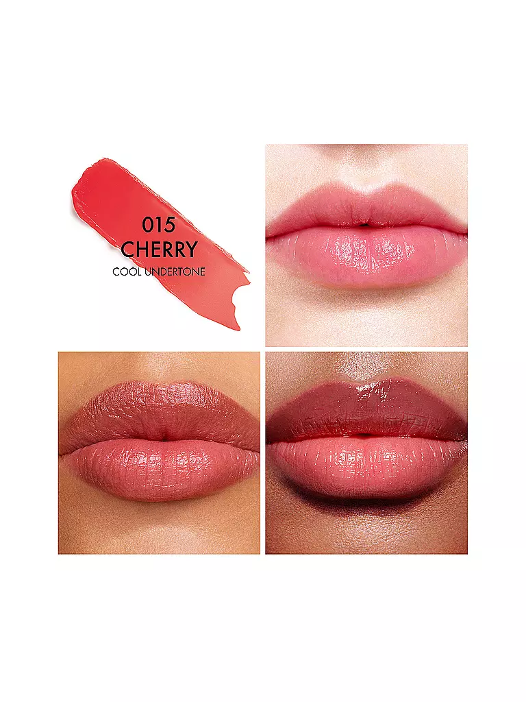 DIOR | Dior Addict Lip Glow balsamo labbra idratante 48 ore (015 Cherry) | Corallo