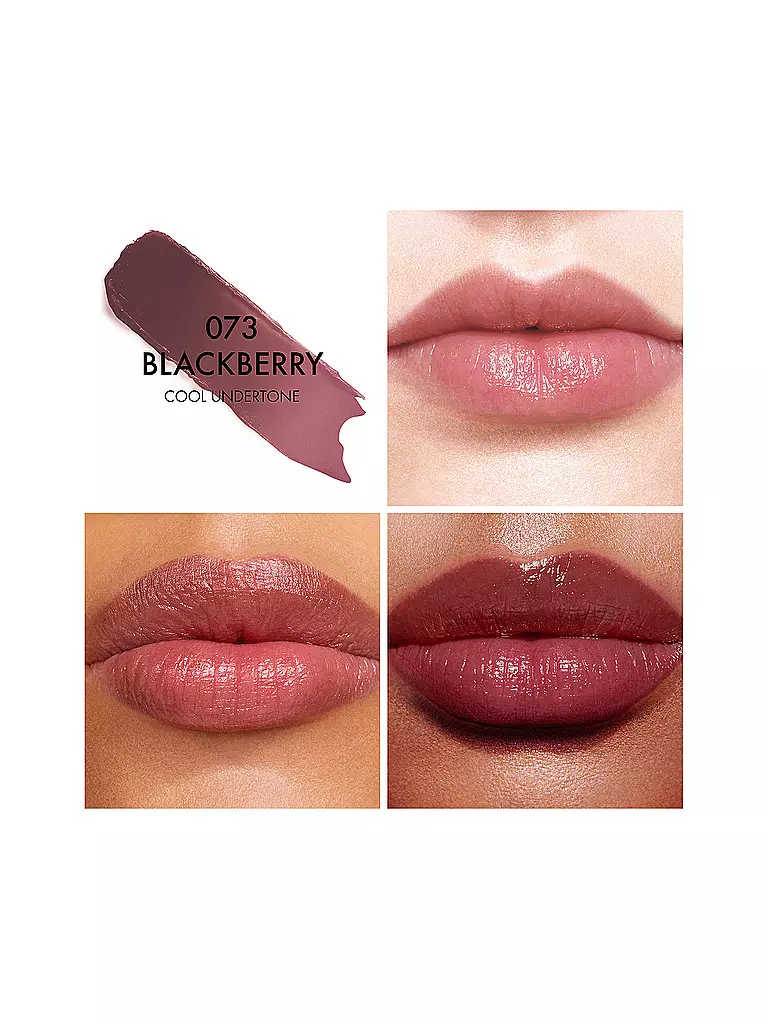DIOR | Dior Addict Lip Glow balsamo labbra idratante 48 ore (073 Blackberry) | Marrone