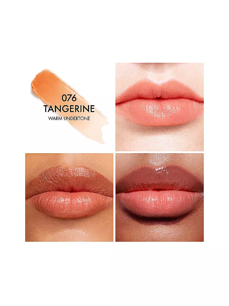 DIOR | Dior Addict Lip Glow balsamo labbra idratante 48 ore (076 Tangerine) | Corallo