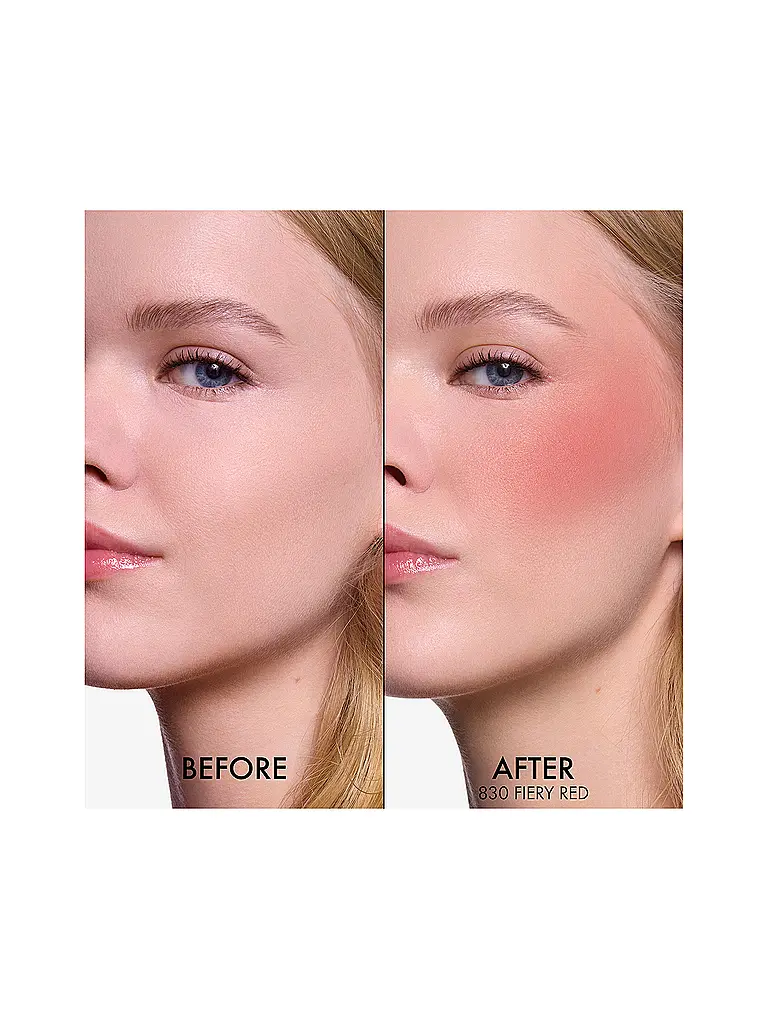 DIOR | Dior Backstage Rosy Glow Edizione Limitata Fard con colore attivato dal pH - a lunga tenuta (830 Firery Red) | Rosa